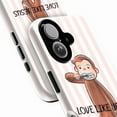 thumbnail image 2 of Curious Monkey Phone Case, Love Like Jesus Motivational iPhone Cover, Fun and Inspirational Protective Case for iPhone 17 16 15 14 13 12 11 Pro Plus Mini, 2 of 6
