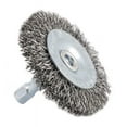 72727 Wire Wheel Brush, Coarse Crimped with 1/4Inch Hex Shank, 2Inch