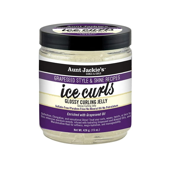 Aunt Jackies Grapeseed Ice Curls Jelly 15 oz
