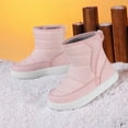 thumbnail image 4 of Botas Invierno Nieve Niñas Cálido Forro Piel para Exteriores, 4 of 9