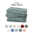 thumbnail image 4 of Hencely 4-Pack Turkish Cotton Bath Towels – Large 28x58 in – Soft, Absorbent, Quick Dry – Dark Green  👉 Why this works:, 4 of 7