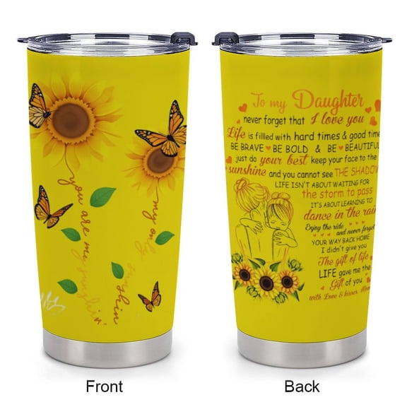 Daughter Tumbler - Gifts for Daughter from Mom, Mothers - Gifts for Daughter on Mothers Day, Christmas - Daughter Cup - To My Daughter Mug - Mother Daughter Tumbler - Tumbler 20
