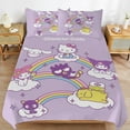 thumbnail image 3 of Hello Kitty Friend Comforter Set with Sheets - 3 Piece Bedding Includes Pillow Covers - Super Soft Bedding Room Decor Twin, 3 of 5