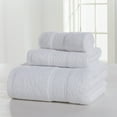 thumbnail image 5 of 3 Pcs/set Home Hotel Cotton Towel Hands Face Body Water Sweat Absorption Cleaning Drying Towel, White, 5 of 10