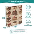 thumbnail image 3 of FORMRS 3 Ring Binder 1.5 inch with Pockets Set of 2 Clip Board 200 Sheets Capacity, Brown Cakes, 3 of 8
