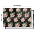 thumbnail image 5 of Pioneer Flower Floral Print Pattern Summer Placemats Table Placemats Set Of 6-Linen Kitchen Washable Placemats Table Mats 12x18 Inch Non-Slip Heat Resistant, 5 of 5