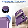 thumbnail image 6 of for Samsung Galaxy S24 FE Case Wallet with RFID Blocking Card Slots, Hybrid PU Leather + TPU Back Cover with Kickstand, Drop Protective Shockproof Phone Case for Samsung Galaxy S24 FE, Purple, 6 of 7