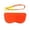 Orange, variant on HOZVOMI Colorful Glasses Bag - Protective Sunglasses Storage with Convenient Carry Lanyard