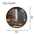 thumbnail image 5 of 36.2 Inch Round Floor Mat Christmas Decorations in The Room Carpet Decor Rug for Living Room Bedroom, 5 of 6