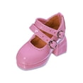 thumbnail image 2 of MERIGLARE Chaussures de Poupée Féminine à l'Échelle 1/4 Accessoires de Poupée Robustes Poupée Rétro Déguisement Mini Rose, 2 of 9
