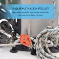 thumbnail image 3 of Miangastore Sailboat Pulley Nylon Crane Pulley Block Lifting Single Pulley Swivel Pulley, 3 of 8