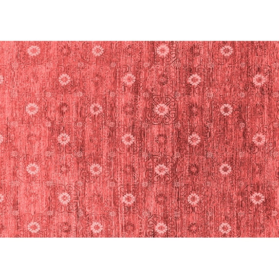 Ahgly Company Indoor Rectangle Oriental Red Industrial Area Rugs, 2' x 4'