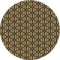 thumbnail image 1 of Ahgly Company Machine Washable Indoor Square Transitional Burgundy Brown Area Rugs, 3' Square, 1 of 7