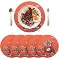 thumbnail image 2 of GZHJMY Christmas Toys Land Town Placemats 4Pcs,Holidays PVC Weave Place Mats Table Mats Non-Slip Easy to Clean for Home Kitchen BBQ Party Table Decor,15.4", 2 of 6