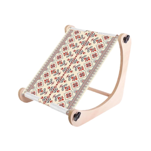 Kit de telar de ajustable con de madera, herramienta práctica para tejer manualidades, ideal para principiantes y para hacer pulseras