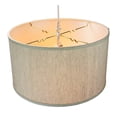 thumbnail image 4 of Home Concept 1 Light Swag Plug-In Pendant 18"w Textured Oatmeal Shade, 17' White Cord, 4 of 4