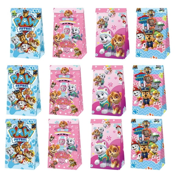 Paw Patrol Goodie Party Favor Candy Bags Birthday Decorations Treat Supplies
