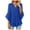 Blue, variant on Sequin Tops for Women Sparkly Ruffle V Neck Plus Size Blouses Flowy Shirts Dressy Layers Mesh Tunic Tops (Green, 3XL)