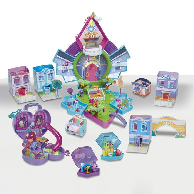 My Little Pony Mini World Magic Mini Equestria Collection Set - Customizable Toy Playset with Over 120 Pieces