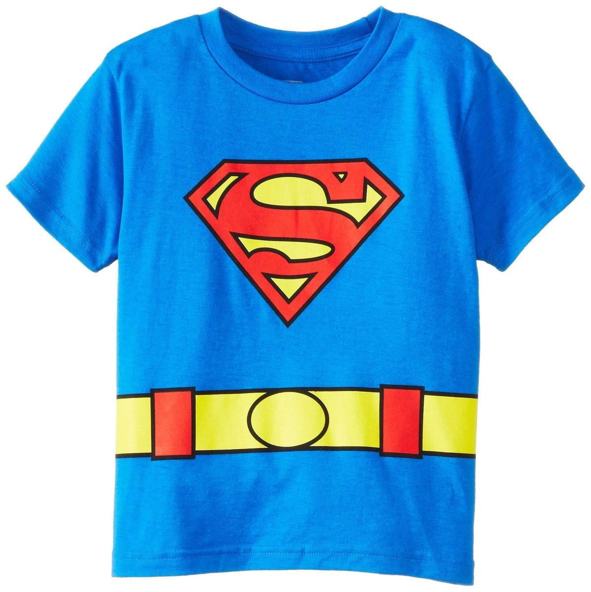 boys superman shirt with cape