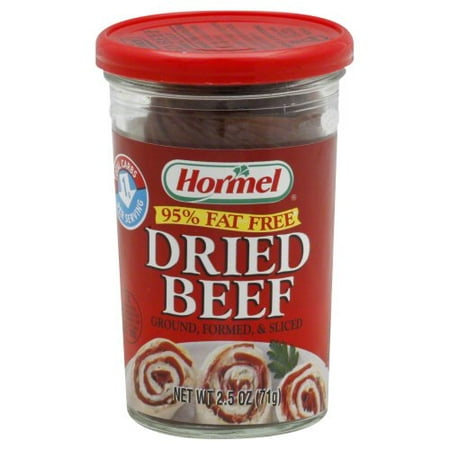 Hormel Ground Formed & Sliced Dried Beef, 2.5 oz (Pack of