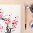 thumbnail image 4 of KAKOWELY 10 Sheets of Chinese Calligraphy Paper Rectangular Xuan Paper Painting Drawing Paper Rice Paper,19.69"X11.81"X0.04", 4 of 5
