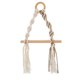thumbnail image 1 of Estante para pañuelos de cuerda de lino y algodón tejido, estante para pañuelos montado en la pared, decoración del hogar (Color HOMEMAXS 12232857-MX, 1 of 6