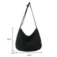 thumbnail image 3 of Bolsa bandolera vintage de hombro coreano de moda callejera (Negro), 3 of 6
