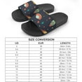 thumbnail image 2 of GZHJMY Stylish Slides for Women Men, Alien Space Ship Planet Rocket Soft Flexible Slip-on Sandals Slippers, 2 of 7