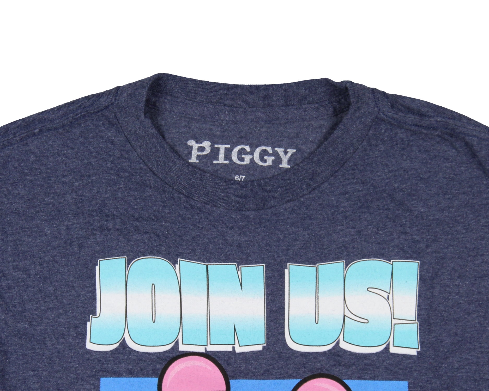 Camiseta Preta Roblox Piggy