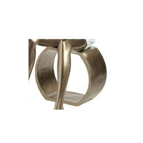 SSWBasics Metallic Gold Mannequin Stool  19 5/8” W x 16 ¾