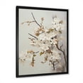 thumbnail image 3 of Designart "Tranquil Beige Apple Blossom" Apple Blossom Picture Framed Canvas Prints, 3 of 5