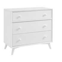 Oxford Baby Dawson 3 Drawer Dresser White