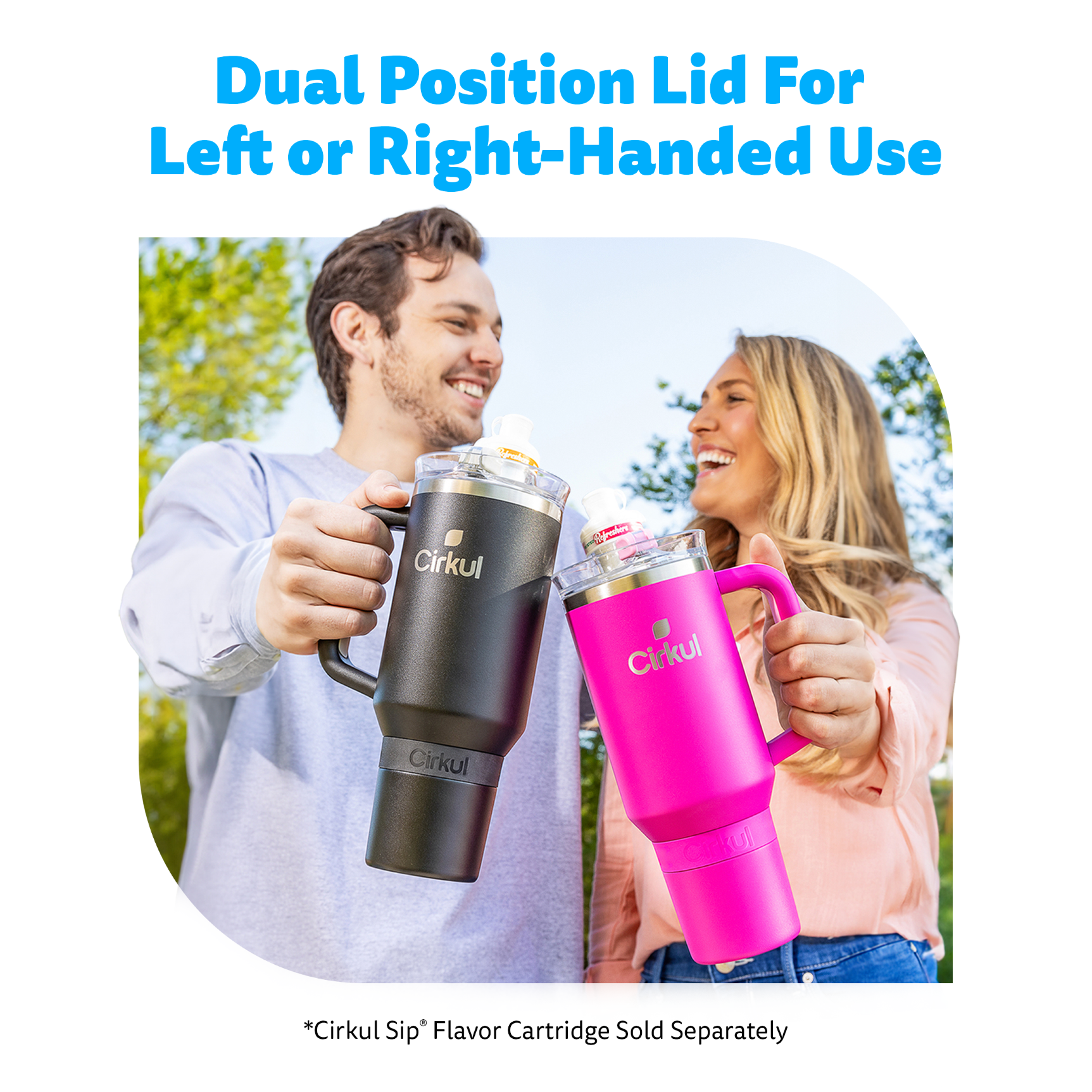 Gobelet All-Day StrawSipMC de Cirkul, 40 oz, fleur de cerisier (rose clair) Gobelet All-Day StrawSip™ 40 oz fleur de cerisier