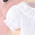 thumbnail image 6 of Bearichfupo 2024 Summer Puffy Sleeve + Printed Slip Dress Fashion Everything Casual Two Piece Set, Sizes 18-24 Months, 6 of 6