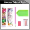 thumbnail image 4 of Juego de pintura de diamante para adultos DIY Demon Slayer Anime Diamond Art 5D Diamond Painting Full Diamond Gemstone Art Punto de cruz Arte Decoración de la pared del hogar 30x40cm, 4 of 5
