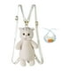 thumbnail image 1 of Mochila de peluche de gato, suave y ligera, ideal para uso diario en la calle. Tejido azul, 1 of 9