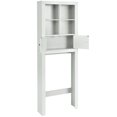 thumbnail image 4 of Patiojoy Over the Toilet Storage Rack Bathroom Space Saver Cabinet with 4 Open Cubes, 4 of 6