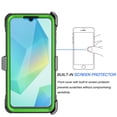 thumbnail image 2 of Takfox Case For Samsung Galaxy A36 5G ,Shockproof Heavy Duty Rugged Locking Swivel Holster Belt Clip Kickstand Full Body Hard Shell Phone Cover Case,Green, 2 of 7