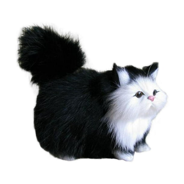 Juguetes de gatos de peluche suave Salvador adornos de escritorio