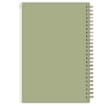 thumbnail image 5 of Blue Sky Day Designer Zip Pocket Cover Notebook, 5.75" x 8.5" Undated Journal, 160 Lined & Perforated Pages, Index Pages, Gold Durable Twin Wire Binding, For Office & School, Butterfly Garden Cream, 5 of 5