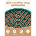 thumbnail image 4 of JASGOOD Slow Feeder Dog Bowls Large Breed, Puzzle Maze for Fast Eaters, Square Base, Non-Slip, Made Without BPA, Helps Prevent Bloat & Aid Digestion 5 Cups, 4 of 9