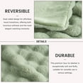 thumbnail image 3 of GHOUSE Fluffy Throw Blanket 60x80 Inches Soft Furry Faux Fur Throw Blanket 860GSM Green Blanket for Couch Bed, 3 of 9
