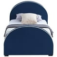 thumbnail image 7 of Meridian Furniture Brody Navy Velvet Twin Bed, 7 of 7