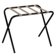 thumbnail image 1 of Household Essentials 2126-1 Portaequipajes plegable | Montura negra con correas caqui, 1 of 5