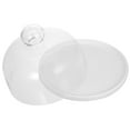 thumbnail image 2 of QUMONIN Round Ceramic Cake Platter with Glass Dome Cover for Dining Parties and Weddings, 2 of 8