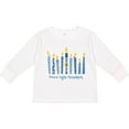thumbnail image 3 of Inktastic Peace Light Hanukkah Boys or Girls Long Sleeve Toddler T-Shirt, 3 of 5