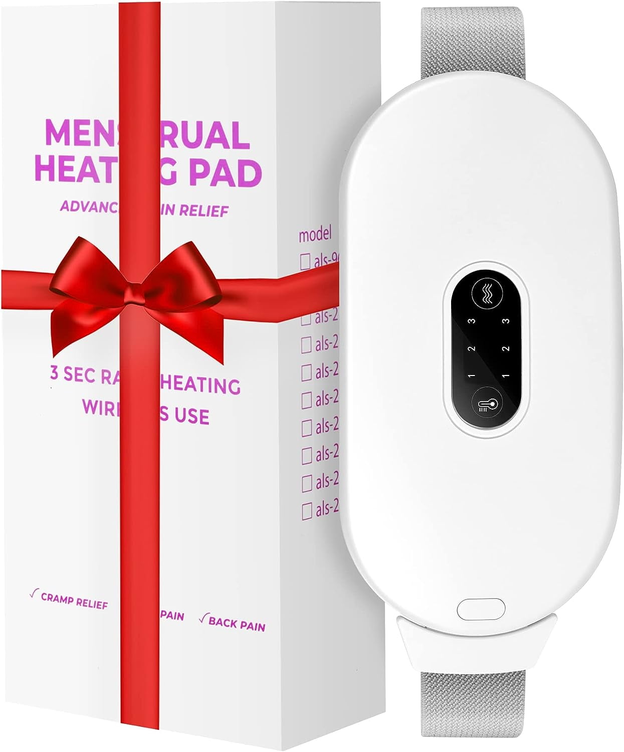 Heating Pads for Cramps, Period Cramp Massager Portable Cordless