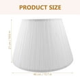 thumbnail image 2 of unbranded  Semicircular Fabric Lamp Lampshade White Light Bulbs Shades, 2 of 8