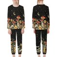 thumbnail image 4 of DISNIMO Mushroom Sunflower Pajama Set Girls Pajamas Size 3-4T Girl Pajama Sets for Kids 2 Piece Girls Long Sleeve Pj Set Kids Girls Pjs Set for Kids Fall Pajamas Girls Lounge Wear Sets Sleepwear, 4 of 7